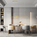 Axyaa Nordic LED Pendant Lights for Living Kitchen Dining Room, Smart Home Alexa-Compatible Lighting Fixture