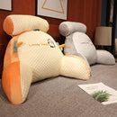 Axyaa Reading Pillow with Headrest - Lumbar Support Backrest for Chair, Sofa, Bed