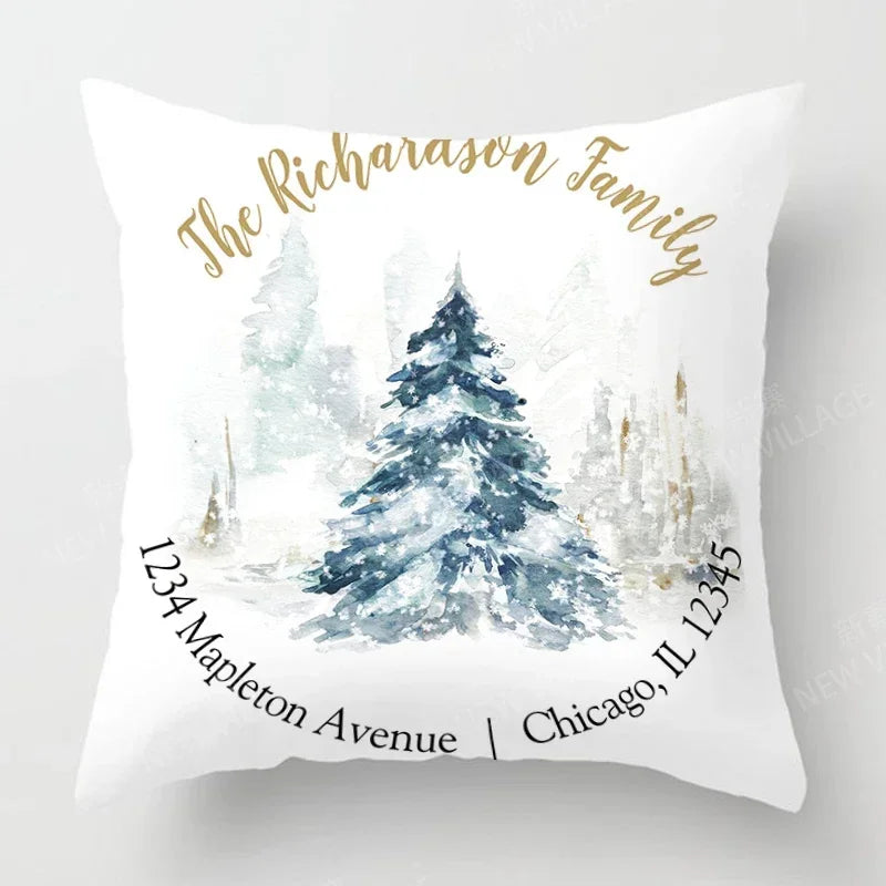 Axyaa Christmas Series Pillowcases for Festive Home Decor 40x40 50x50 60x60 35x35