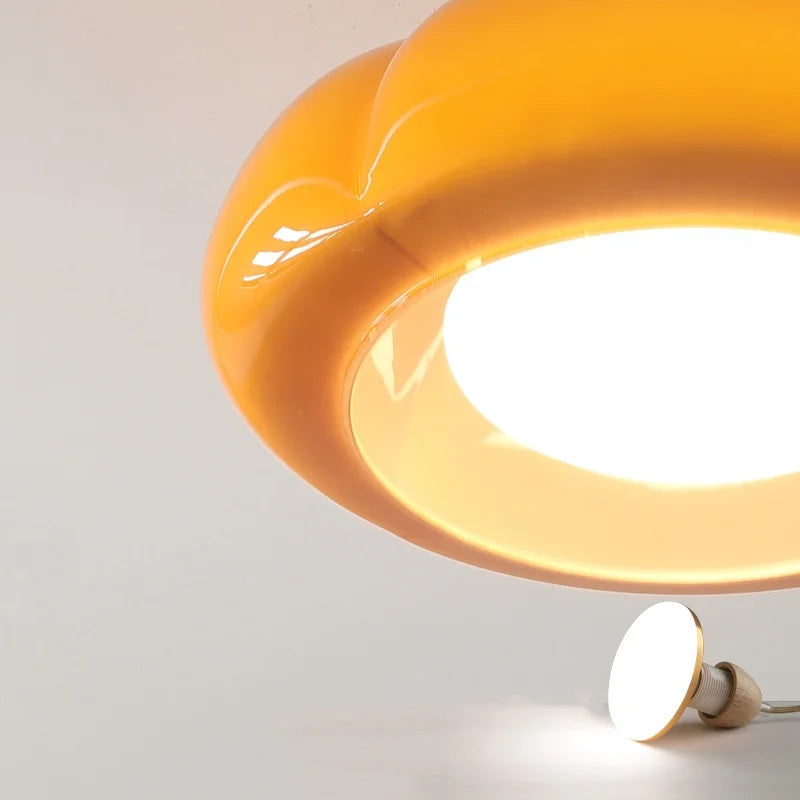 Axyaa Japanese LED Ceiling Lamp Glass Kitchen Lighting Fixtures