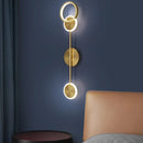 Axyaa Nordic Circular Wall Lamp: Modern & Creative Living Room and Corridor Lighting