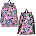Axyaa Kids Backpack: Stitch Pink Angel School Daypack for Students.
