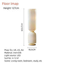 Axyaa Silk Pendant Lamp for Living Room Villa Staircase LED Floor Light