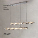 Circular Crystal Ceiling Light by Axyaa - Luxurious Living Room Decor