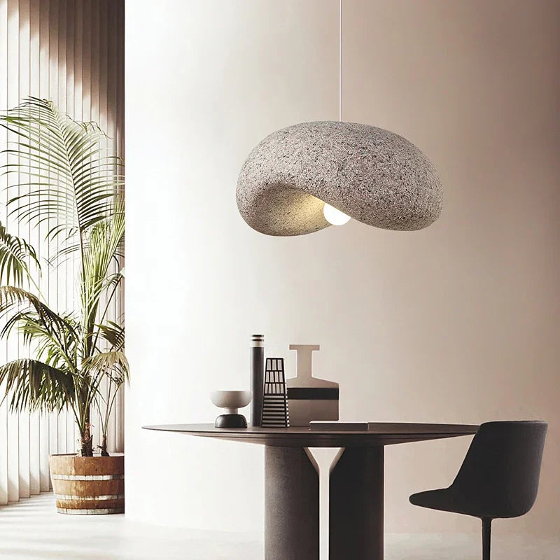 Axyaa Wabi Sabi Japanese Chandelier: Elegant Pendant Light for Home Decor.