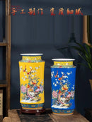 Axyaa Jingdezhen Ceramic Vase for Home Decor and Flower Arrangement