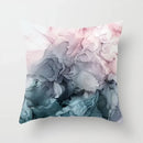Axyaa Geometric Sunset Rainbow Pink Pillowcase