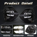 Axyaa LED Fog Lamps for KIA Sportage KX5 2019-2020 DRL Headlights: Front Bumper Daytime Running Lights