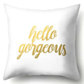 Axyaa King Queen Moon Lip Printed Pillow Cover for Home Sofa Decor 45X45CM