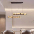 Axyaa Crystal Chandelier: Luxury Living Room & Dining Room Pendant Light