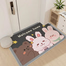Axyaa Zero Formaldehyde Entry Door Mat - Crystal Velvet Suction Household Carpet