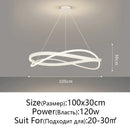 Axyaa Post-modern Pendant Lights for Minimalist Light Luxury Living Room