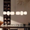 Axyaa Nordic LED Pendant Lights White Lampshade Hanging Lamps Bedroom Lighting