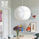 Axyaa Silk Pendant Lamp: Stylish Lighting for Living Room, Hotel, and Restaurant