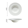 Axyaa Ceramic Straw Hat Salad Plate for Stylish Dining Experience