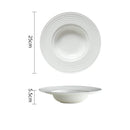 Axyaa Ceramic Straw Hat Salad Plate for Stylish Dining Experience