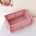 Axyaa Ins Folding Storage Rack Box | Portable Organizer for Desktop, Food, Toys & Stationery