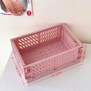 Axyaa Ins Folding Storage Rack Box | Portable Organizer for Desktop, Food, Toys & Stationery
