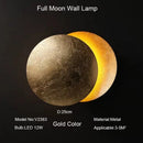 Axyaa Modern Eclipse Moon LED Wall Lamp Wall Sconce