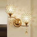 Axyaa Modern Crystal Wall Lamp for Home Living Room Bedroom Decor