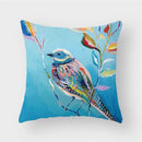 Axyaa Decorative Cushion Cover Throw Pillow 45*45 Sofa Flower Bird Animal Pillowcase