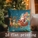 Axyaa Christmas-themed Decorative Pillow Covers for Sofa Bedroom Car