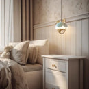 Axyaa LED Children's Room Pendant Light: Creative Girl Bedroom Hanging Lamp