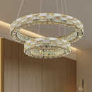 Axyaa Lux Crystal Chandeliers: Nordic Style LED Pendant Ceiling Lamps & Home Decor Lighting