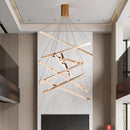 Axyaa Stainless Steel LED Chandelier for Nordic Home Decor & Dining Room Lighting