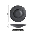 Axyaa Premium Straw Hat Stone Plate Set for Soup and Dessert