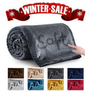 Axyaa King Size Fleece Blanket: Super Soft Flannel, Lightweight & Plush for Couch or Bed