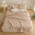 Axyaa 100% Cotton Summer Quilt for Kids and Adults, Soft and Skin-Friendly