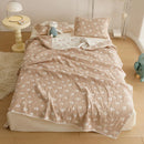Axyaa 100% Cotton Summer Quilt for Kids and Adults, Soft and Skin-Friendly