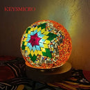 Axyaa Turkish Mosaic Lamp DIY Material Package Glass Night Light Handmade Gift
