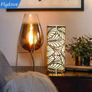 Axyaa Nordic Glass Desk Lamp - Modern Light Luxury Design for Bedroom, Study, and Hotel