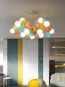Axyaa Modern Glass Ceiling Lamp for Kids Room and Living Room