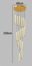 Axyaa Modern LED Pendant Chandelier for Living Room Staircase Decor