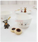 Axyaa Cartoon Ceramic Dining Bowl for Children