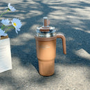 Axyaa Stainless Steel Insulated Travel Mug Large Capacity Cold Cup Stainless Steel