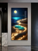 Axyaa Moon Wave Wall Lamp for Home Decor