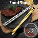 Axyaa Stainless Steel Food Tongs: Versatile Kitchen Gadget for BBQ, Serving, and Cooking