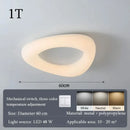 Axyaa Cream Circular Ceiling Lamp for Modern Nordic Style Living Room