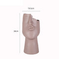 Axyaa Pout Face Ceramic Vase | Room Aesthetic Decor & Flowers Arrangement