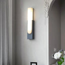 Axyaa Modern Nordic Marble LED Wall Sconces - Grey Metal Home Decor Wall Light