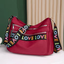Axyaa Multi-Pocket Messenger Shoulder Bag | Waterproof Oxford Crossbody Handbag
