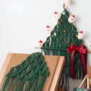 Axyaa Macrame Christmas Tree Wall Hanging: Handmade Boho Decor for Living Room & Kids