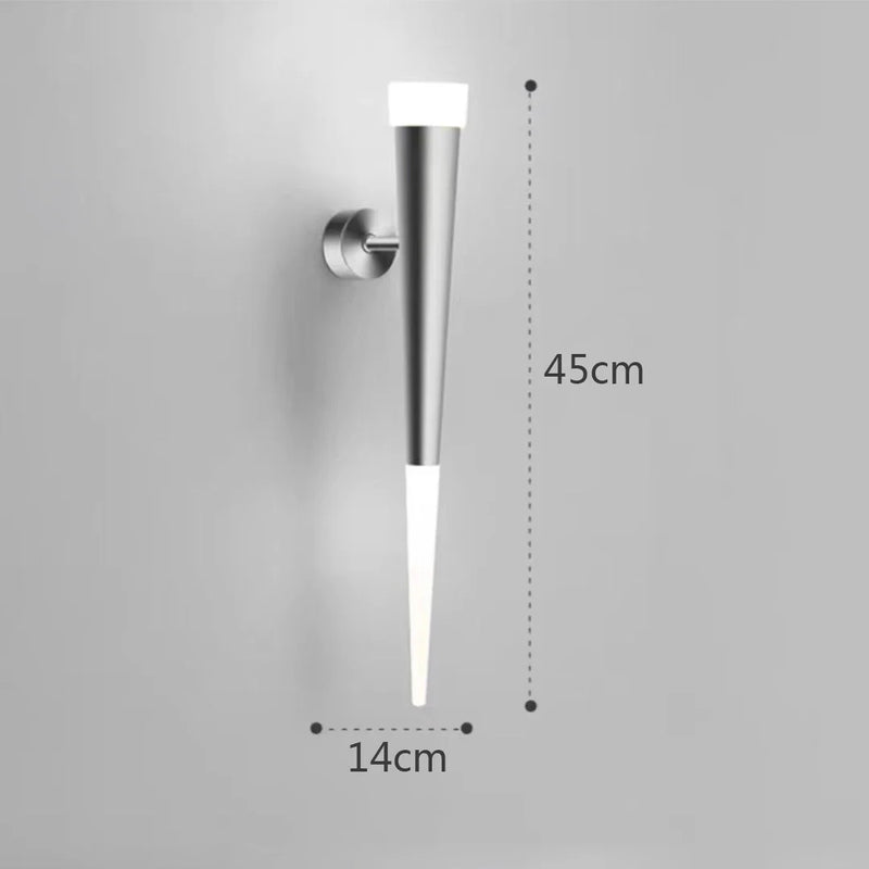 Axya Nordic Acrylic Aluminum Tube Wall Lights - Bedroom, Corridor, Living Room Sconce