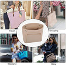 Axyaa Small Felt Organizer: Multi-Functional Cosmetic Bag for Handbag and Travel Essentials