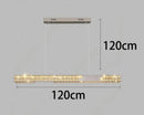 Axyaa Crystal Chandelier: Modern Stair Pendant Lamp for Living Room Interior Lighting
