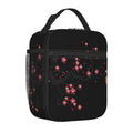 Axyaa Sakura Cherry Blossoms Insulated Lunch Bag for Work & Picnic